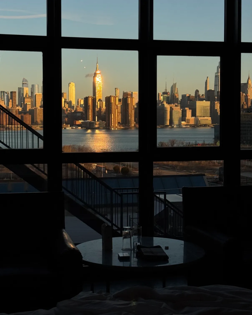 One of the rooms at the Wythe Hotel