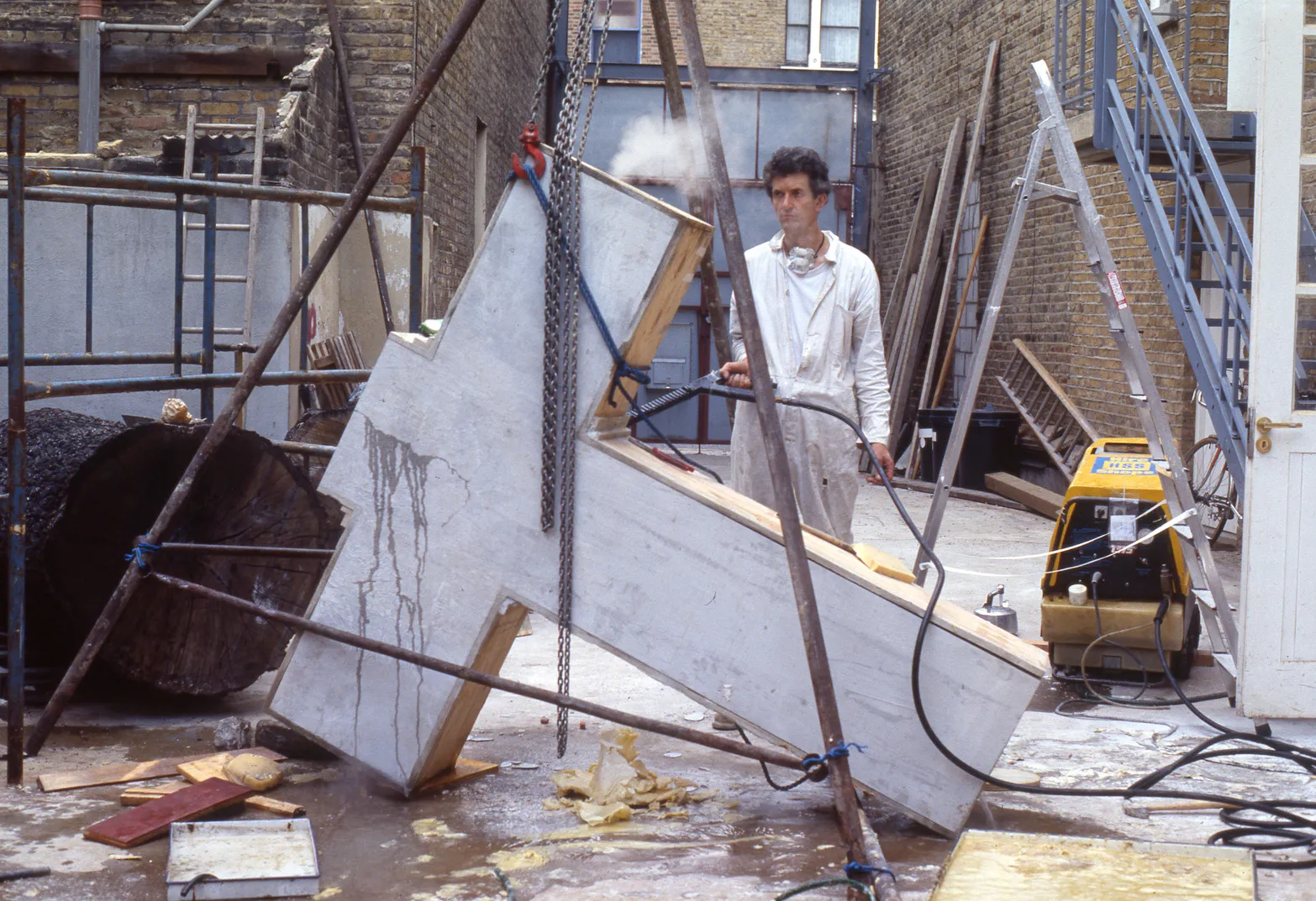 Anthony Gormely, Work in progress for Flesh, Peckham studio, 1990
