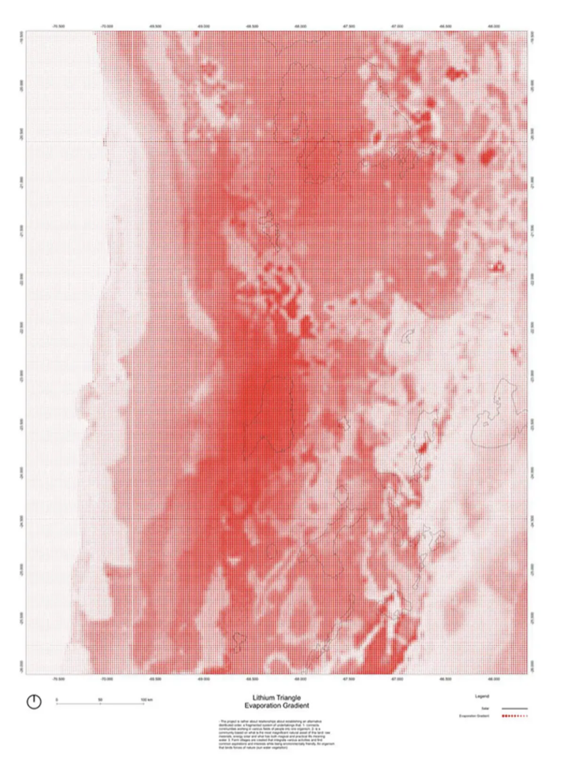 Evaporation gradients across the ‘Lithium Triangle’. Gabriela Milobedzka, 2019