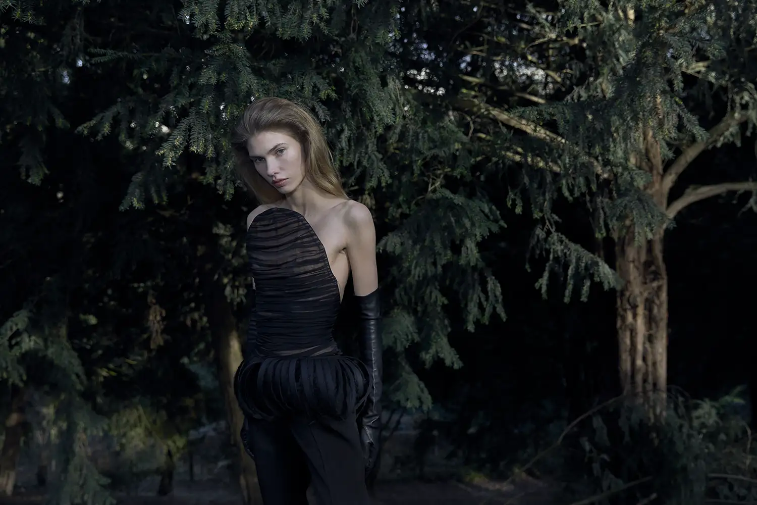 Full look Balenciaga. Photography Oriane Verstraeten, styling Leonie Volk