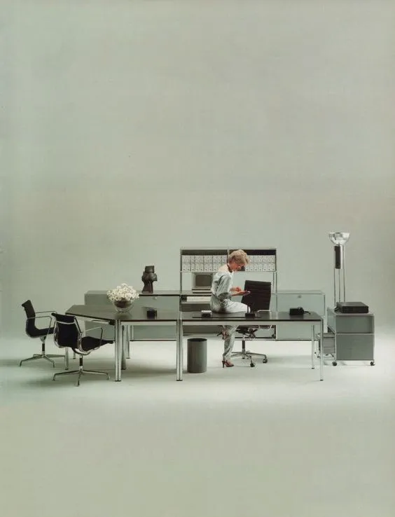 USM Haller Modular Corporate Office System Advertisement (c. 1981-1985)