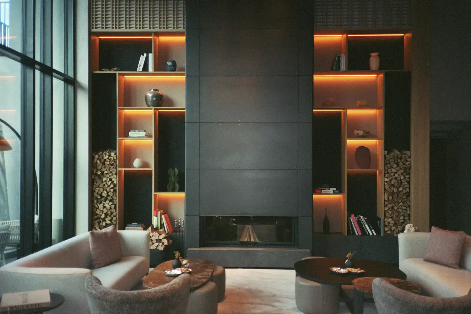 Aman Rosa Alpina, where Il Salotto replaces the traditional hotel lobby