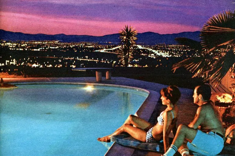 Hollywood in una campagna pubblicitaria degli anni Sessanta