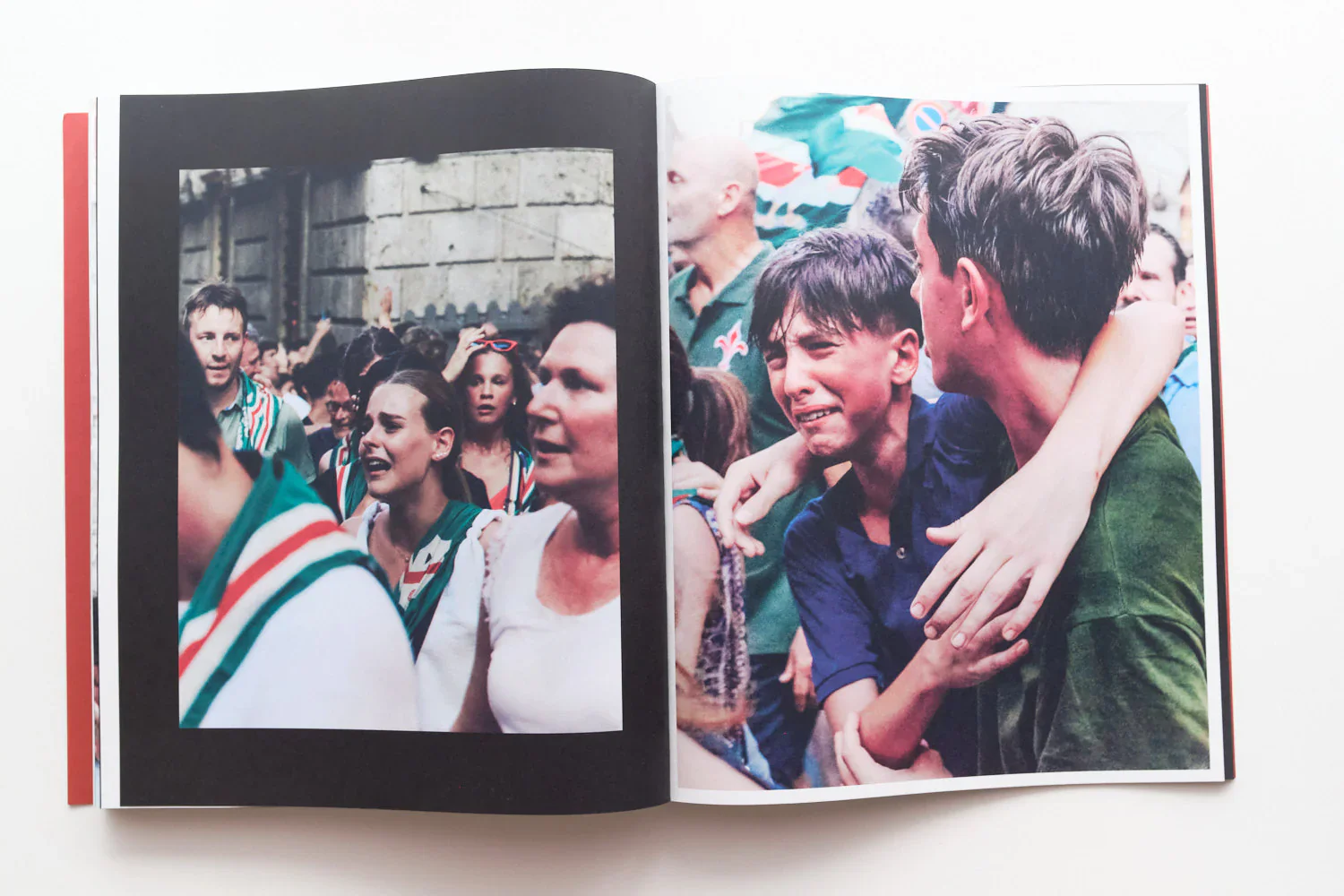 I Ragazzi is a photographic publication by Ed Aked examining representations of masculinity within the social and ceremonial context of the Palio di Siena