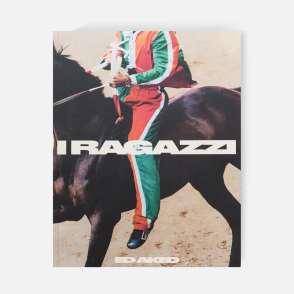 I Ragazzi is a photographic publication by Ed Aked examining representations of masculinity within the social and ceremonial context of the Palio di Siena,