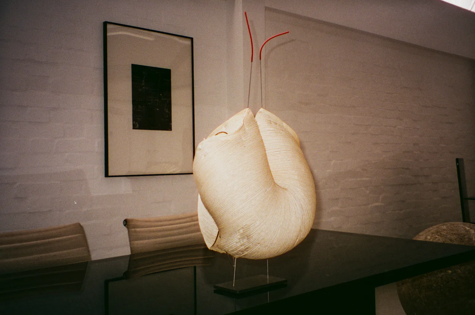 Tafel III Print by Joseph Beuys, Poul Poul lamp by Ingo Maurer & Dagmar Mombach