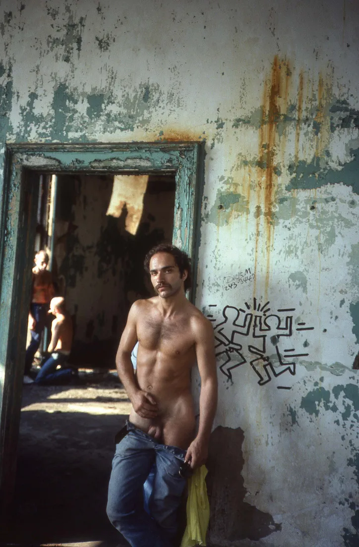 Peter gets his dick sucked, 1981. Photography by Stanley Stellar