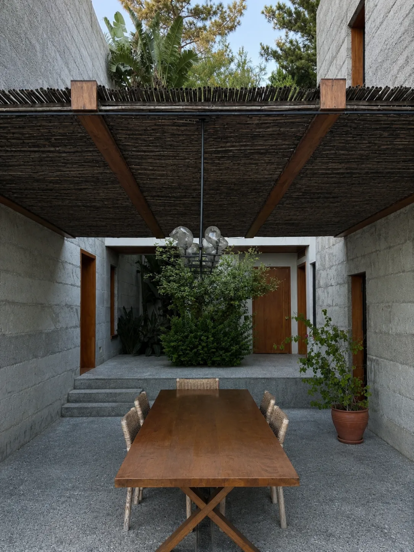 Bodrum Loft. The outdoor living space of one of the villa apartments