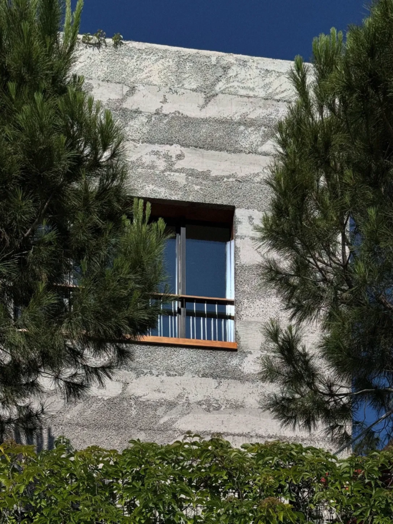 Bodrum Loft. The Brutalist exterior of one of the villas.