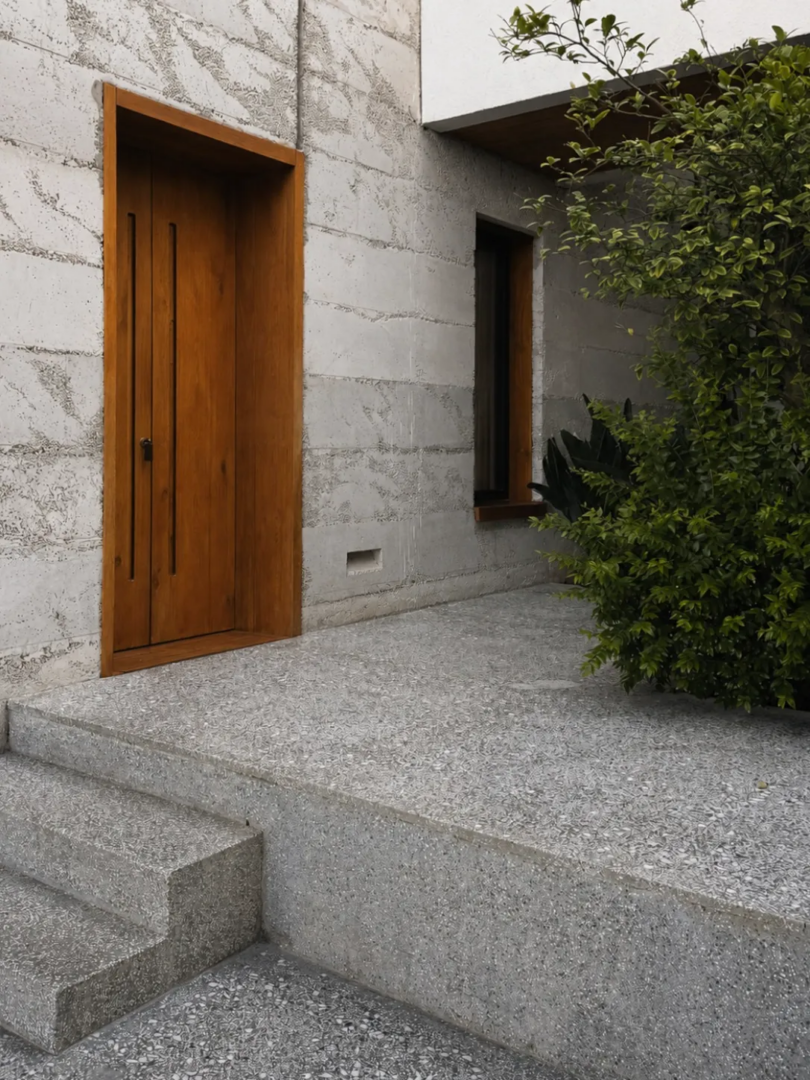 Bodrum Loft. Concrete and vegetation coexist.