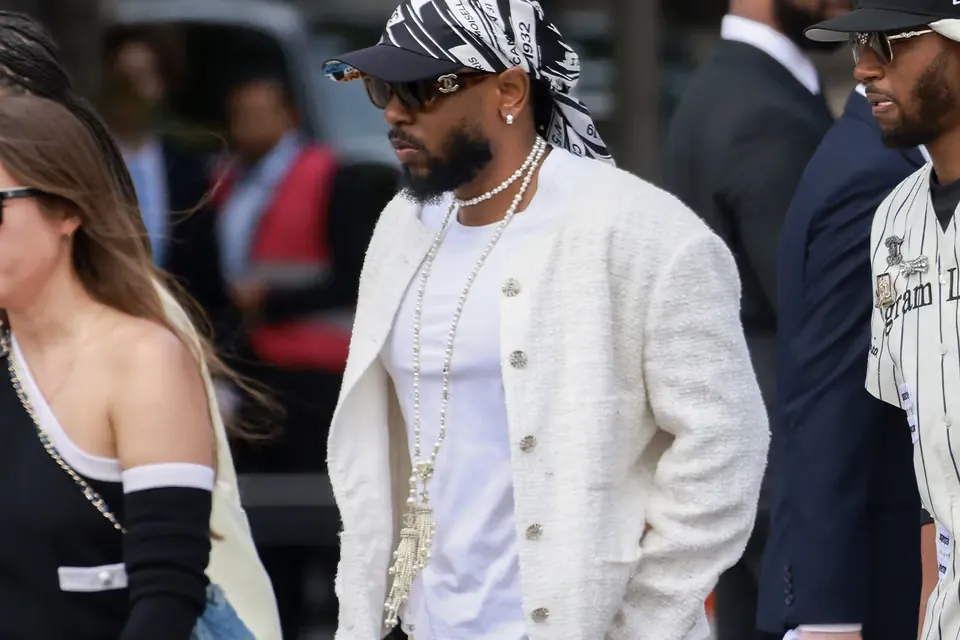 Kendrick Lamar wearing Chanel, 2024