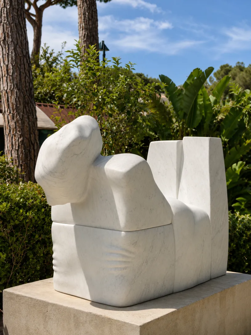 La Serena Forte dei Marmi. Sculpture by Khaled Zaki