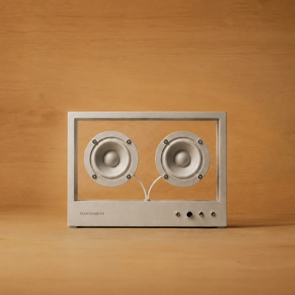 Small Transparent Speaker STS Metal