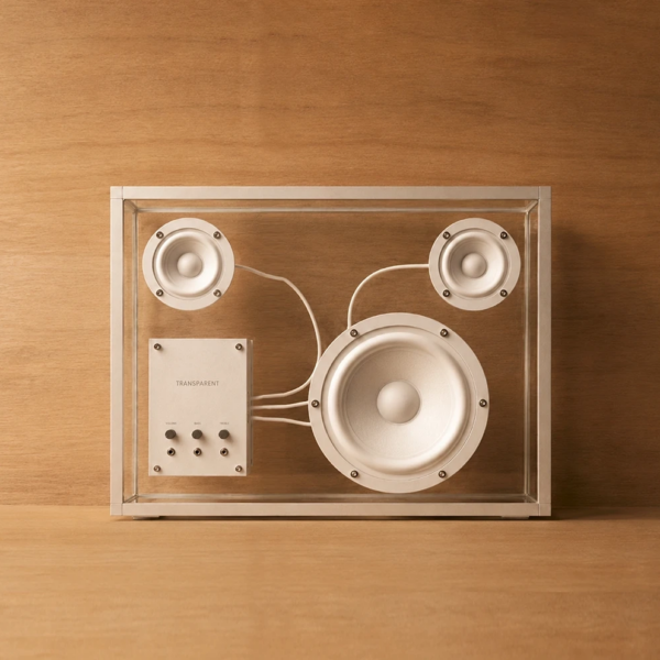 Transparent Speaker TS White