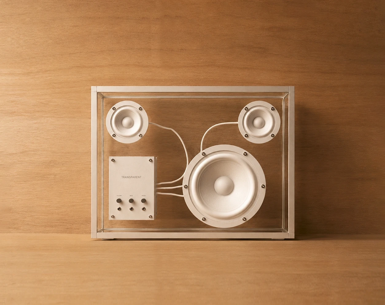 Transparent Speaker TS White