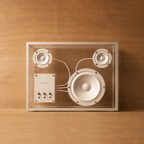 Transparent Speaker TS White