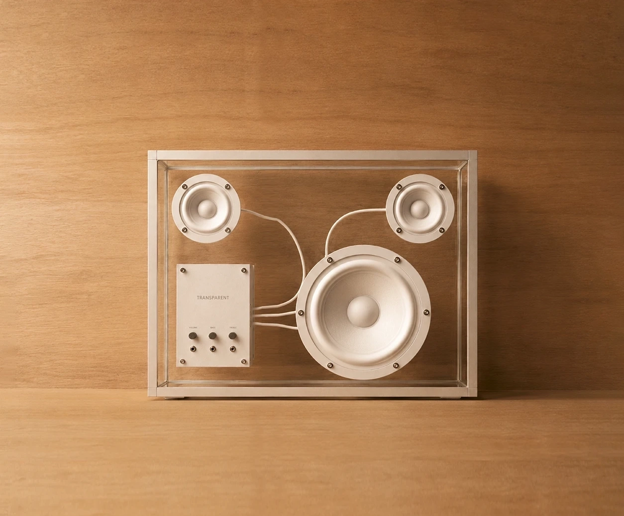Transparent Speaker TS White