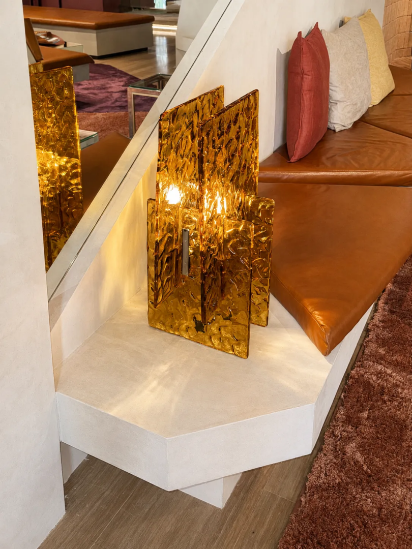 6:AM glass lamp