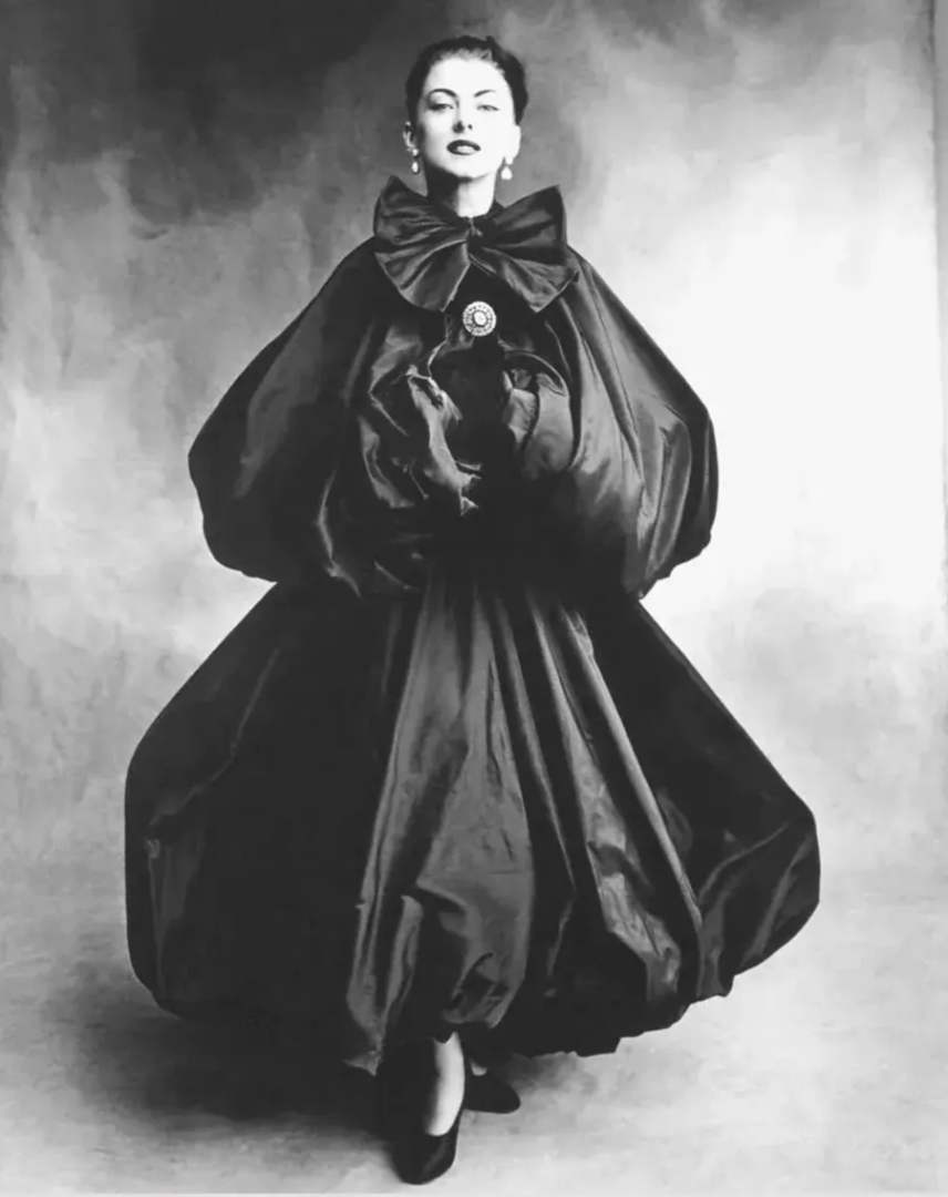 Cristóbal Balenciaga, Double Balloon Evening Costume, 1950. Photography Irving Penn 