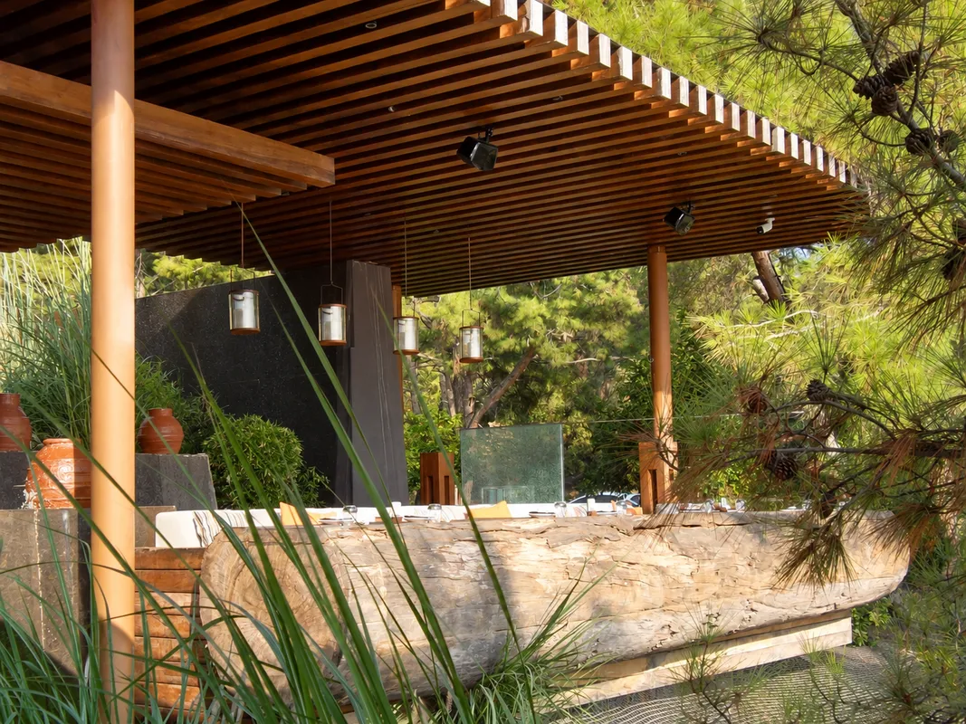 Q Lounge among the pine trees at D-Resort Göcek
