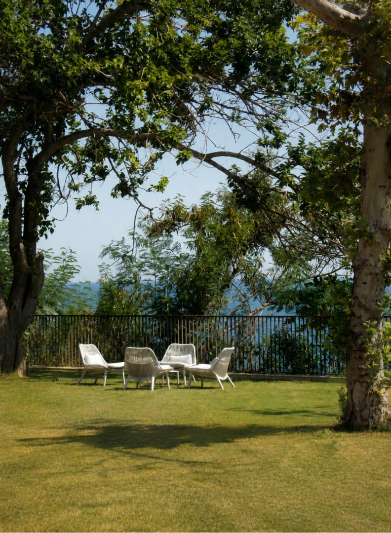 Garden overlooking the Lara coastline