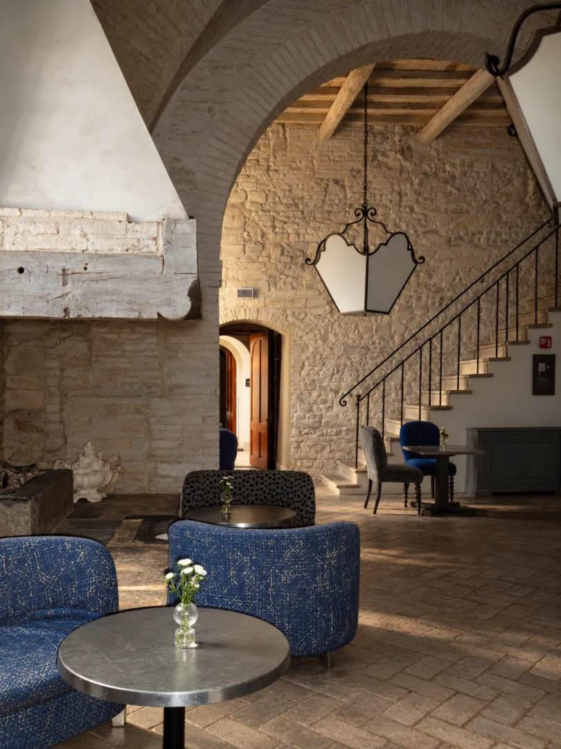 La Taverna, set in the castle’s former kitchens