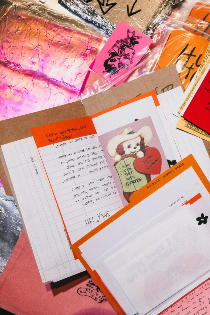 Hungry Heart, printed matter and archival materials, Mag to Mag 2026. Photography Iacopo Spreafico.