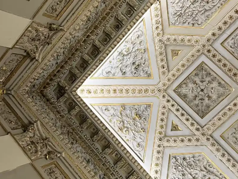 Ceiling details, Grand Hotel et Des Palmes, Palermo