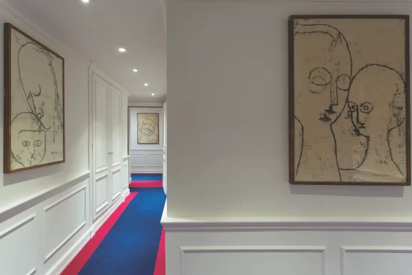 Hotel Lungarno, Second floor, Virgilio Guidi artworksHotel Lungarno, Second floor, Virgilio Guidi artworks