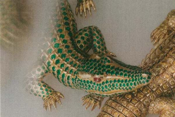 Lampoon, Crocodile necklace, Cartier