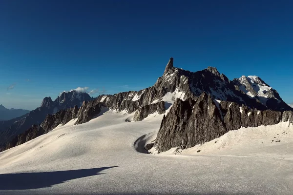 Dente del gigante visto da Skyway Montebianco
