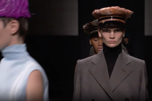 Dettaglio sull'uscita finale, Prada FW2024