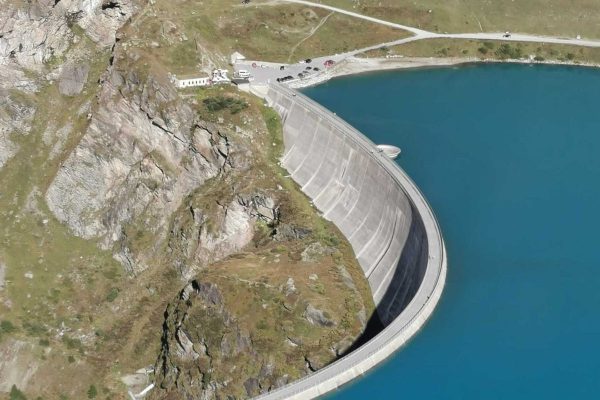 Moiry Arch Dam in Switzerland, height 148 m, image Walter Steiger