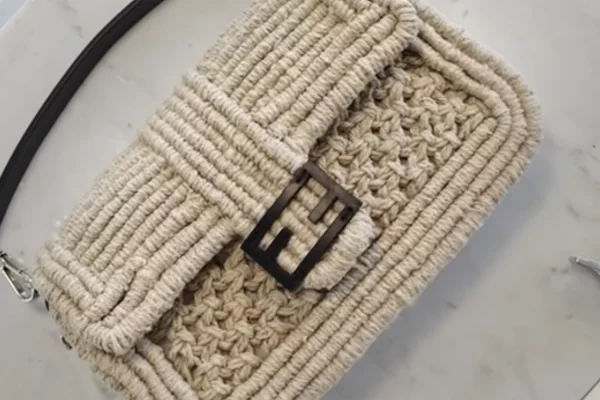 Craftsman Fendi bag made out of hemp Lampoon x Fendi
