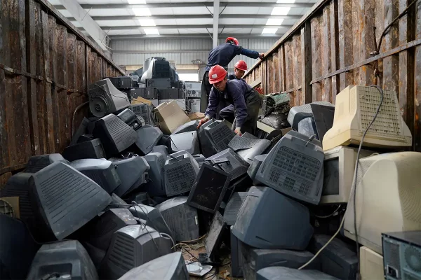 Monitors for recycling at a government