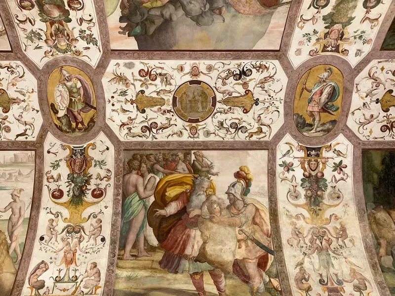 Odyssey and the stories of Hercules, Allori frescoes at Palazzo Portinari Salviati