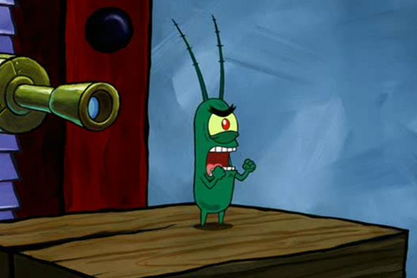 Lampoon, Plankton from Spongebob cartoon