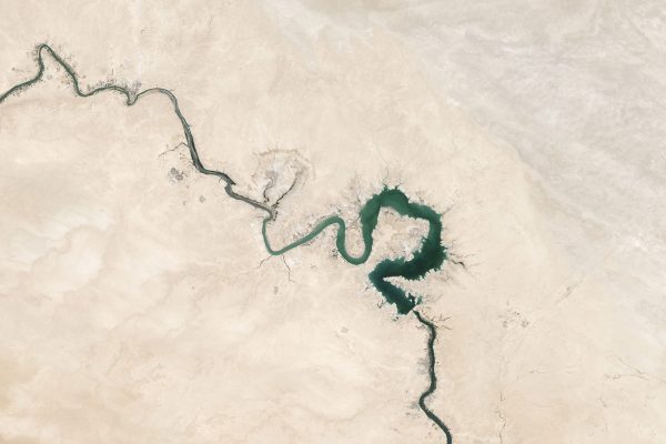 NASA SNAKING RIVERS, BAGHDAD, IRAQ