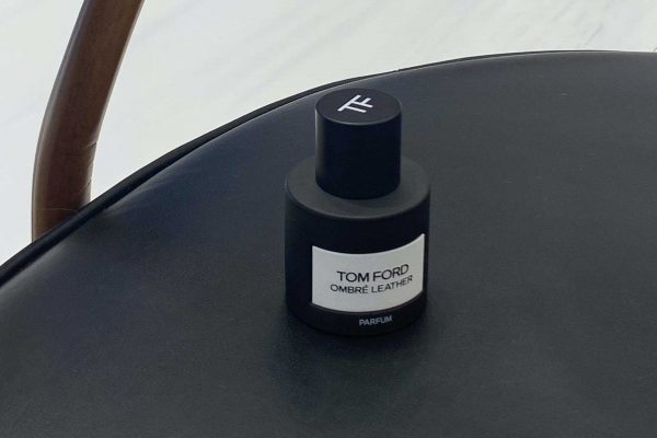 Ombré Leather Parfum merges Tom Ford’s childhood memories with the sustainable matter
