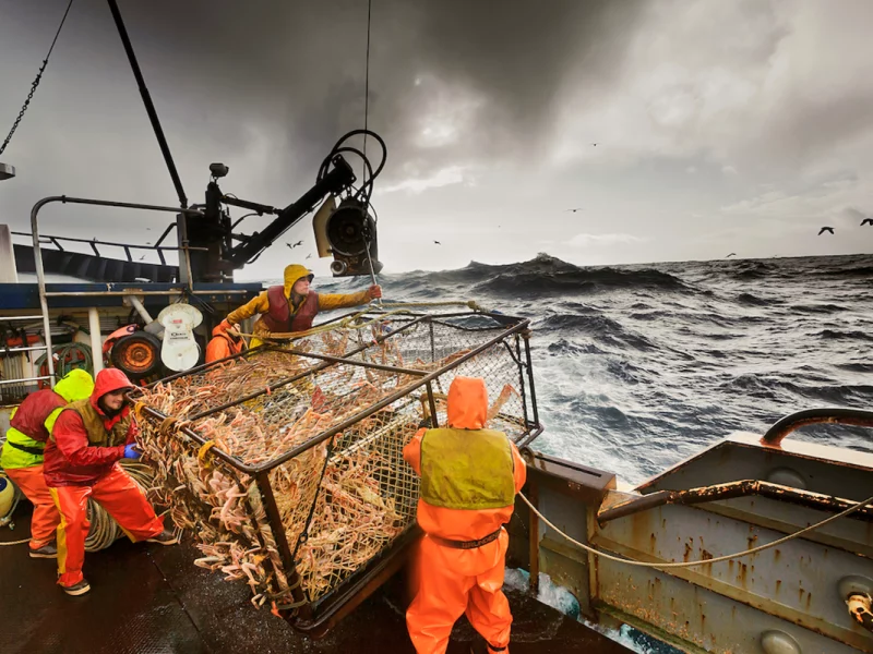 Lampoon, The Bering Sea crab fishing polluting and risky, National fisherman