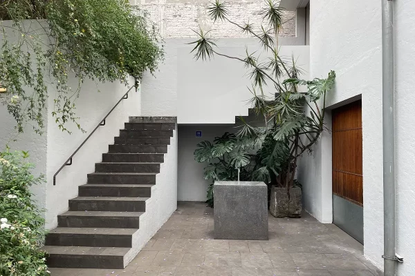 The exhibition space of Kurimanzutto Gallery in Mexico City