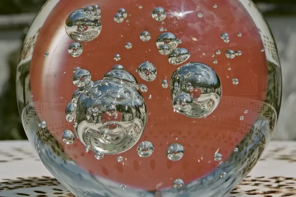 glass ball, photography Louis de Roffignac